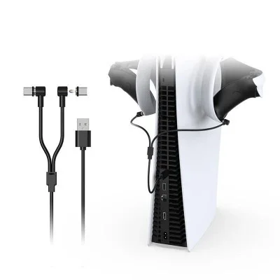 Dobe Magnetic Charging Cable For Ps Vr2 - Black